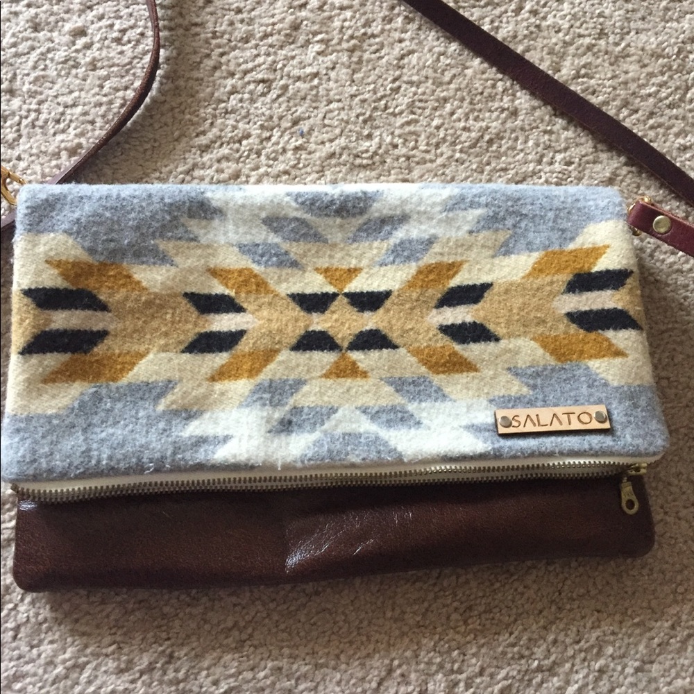 Salato Pendleton wool purse